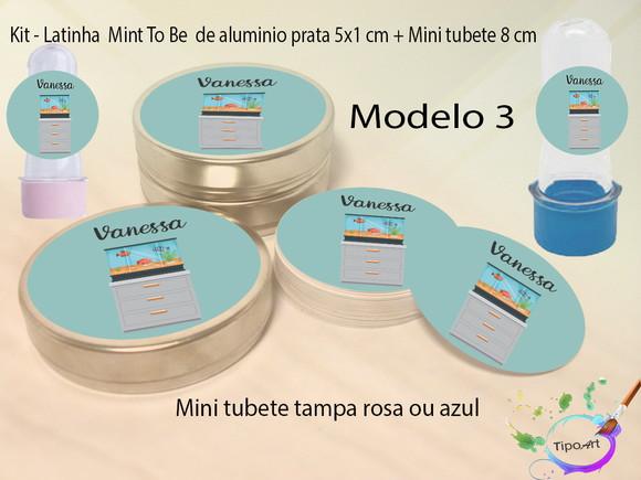 Kit Latinhas e Mini Tubetes - Aquário