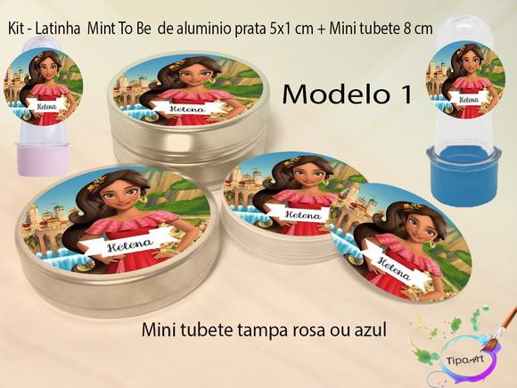 Kit Latinhas e Mini Tubetes - Elena de Avalor