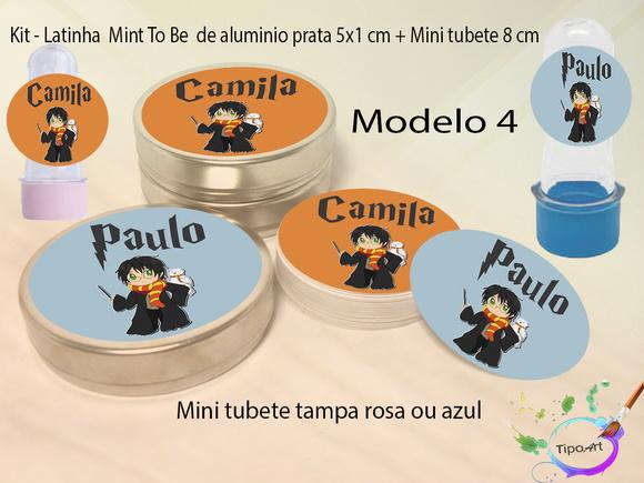 Kit Latinhas e Mini Tubetes - Harry Potter-modelo 1