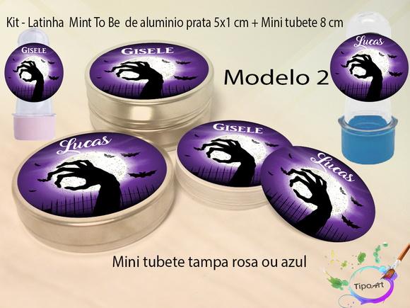 Kit Latinhas e Mini Tubetes - Halloween#2