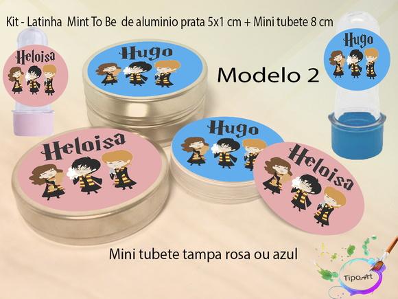 Kit Latinhas e Mini Tubetes - Harry Potter-modelo 1
