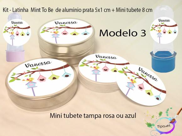 Kit Latinhas e Mini Tubetes - Jardim Encantado