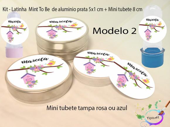 Kit Latinhas e Mini Tubetes - Jardim Encantado