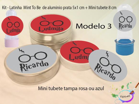 Kit Latinhas e Mini Tubetes - Harry Potter-modelo 1