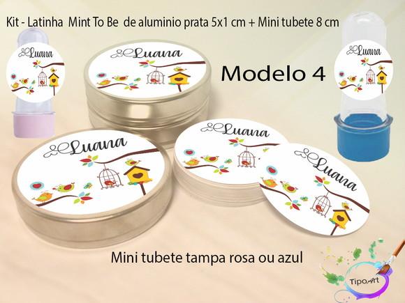 Kit Latinhas e Mini Tubetes - Jardim Encantado