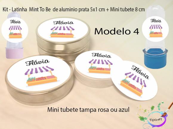 Kit Latinhas e Mini Tubetes - Quitandinha