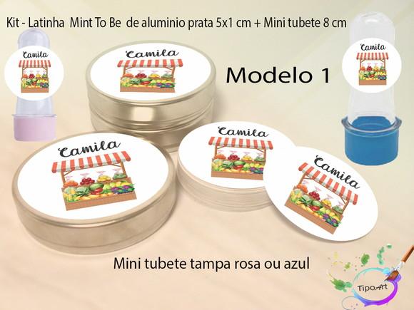 Kit Latinhas e Mini Tubetes - Quitandinha