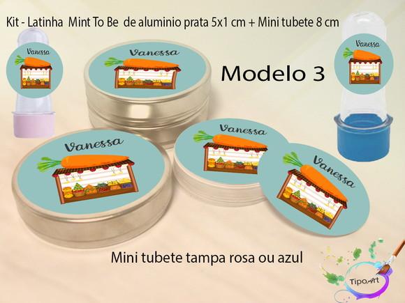 Kit Latinhas e Mini Tubetes - Quitandinha