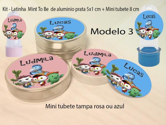 Kit Latinhas e Mini Tubetes - Sheriff Calie do Oeste