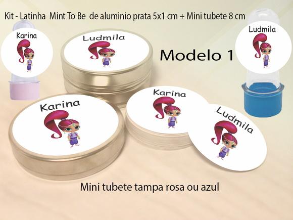 Kit Latinhas e Mini Tubetes - Shimmer