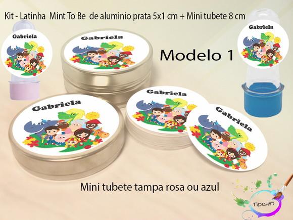 Kit Latinhas e Mini Tubetes - Sitio do Pica Pau Amarelo