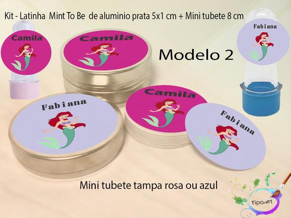 Kit Latinhas e Mini Tubetes -ariel