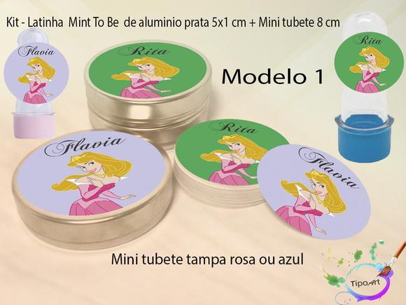 Kit Latinhas e Mini Tubetes -aurora