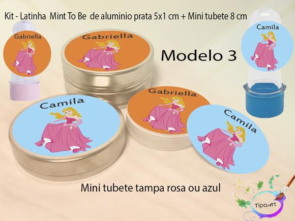 Kit Latinhas e Mini Tubetes -aurora