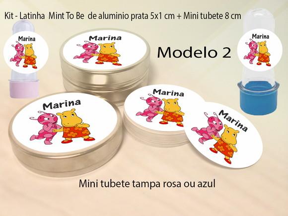 Kit Latinhas e Mini Tubetes -backyardigans