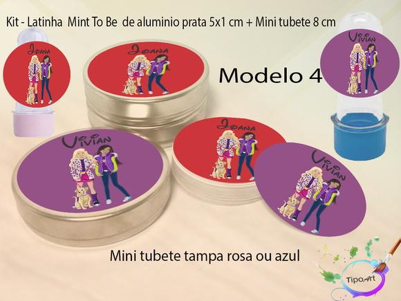 Kit Latinhas e Mini Tubetes -barbie