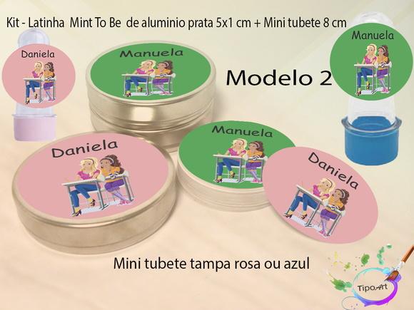 Kit Latinhas e Mini Tubetes -barbie