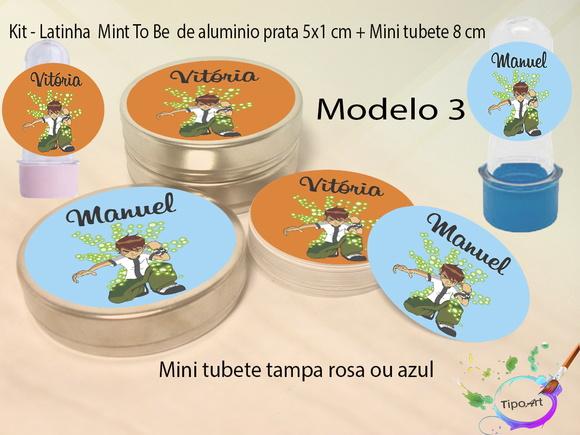 Kit Latinhas e Mini Tubetes -ben 10