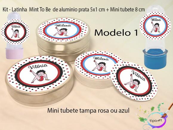 Kit Latinhas e Mini Tubetes -betty Boop