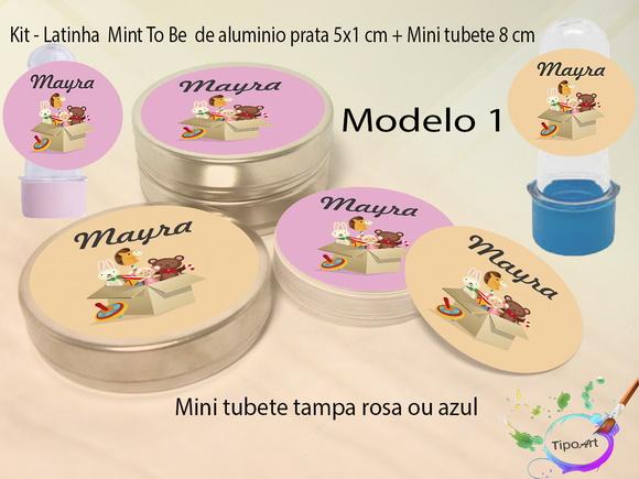 Kit Latinhas e Mini Tubetes -boneca