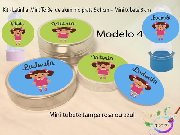 Kit Latinhas e Mini Tubetes -boneca