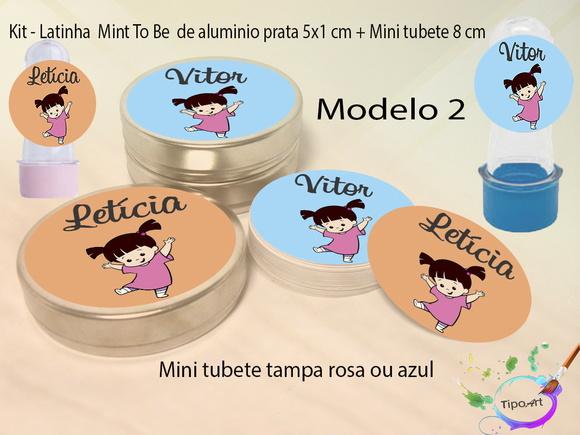 Kit Latinhas e Mini Tubetes -boo
