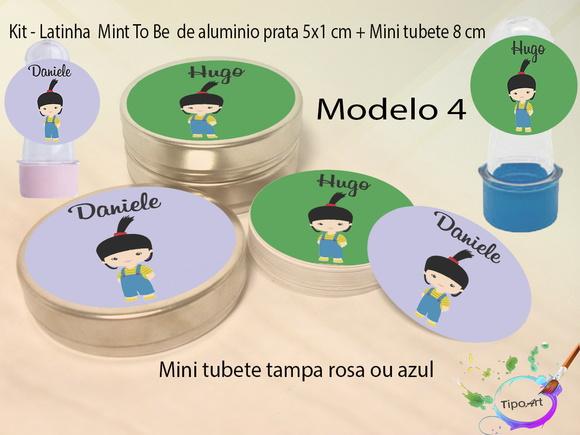 Kit Latinhas e Mini Tubetes -boo
