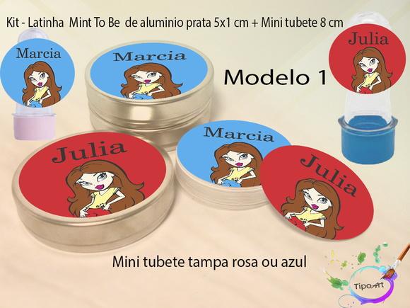 Kit Latinhas e Mini Tubetes -bratz