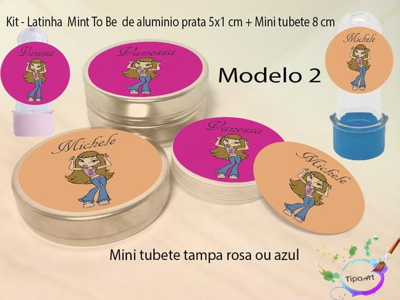 Kit Latinhas e Mini Tubetes -bratz