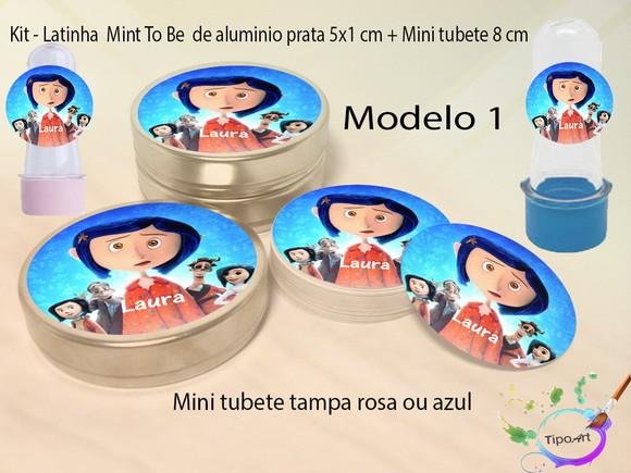 Kit Latinhas e Mini Tubetes -caroline e o Mundo Secreto