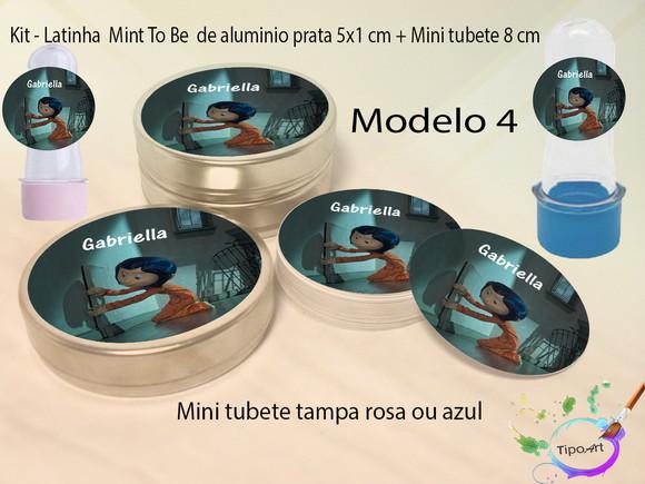 Kit Latinhas e Mini Tubetes -caroline e o Mundo Secreto