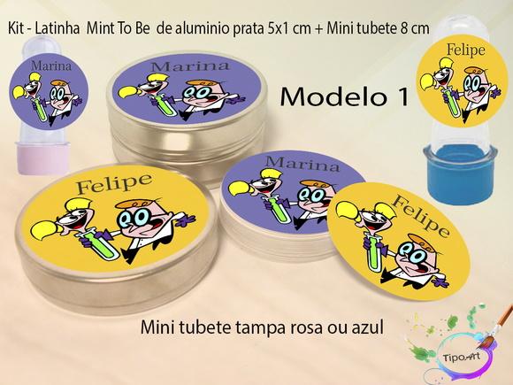 Kit Latinhas e Mini Tubetes -dexter