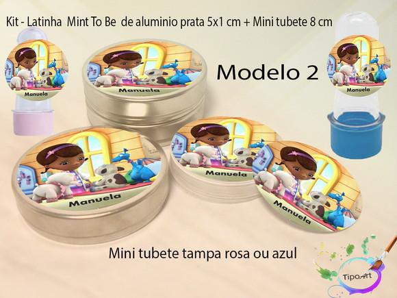 Kit Latinhas e Mini Tubetes -doutora Brinquedos