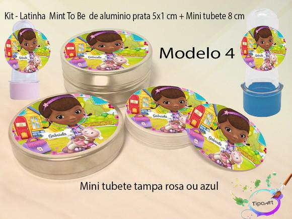 Kit Latinhas e Mini Tubetes -doutora Brinquedos