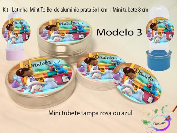 Kit Latinhas e Mini Tubetes -doutora Brinquedos