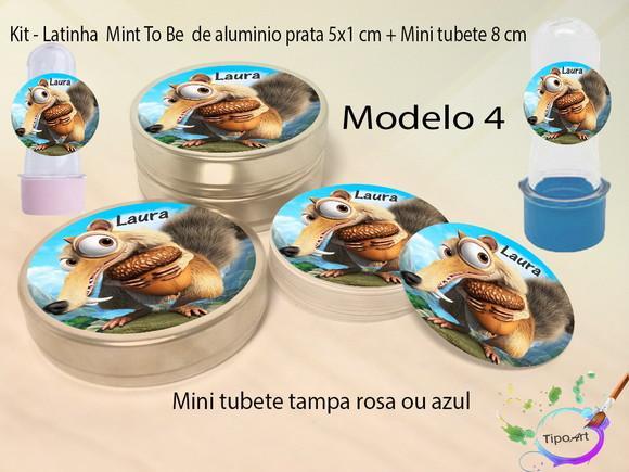 Kit Latinhas e Mini Tubetes -era do Gelo