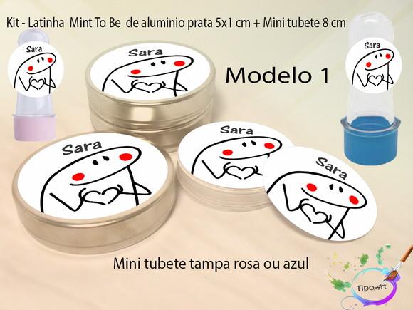 Kit Latinhas e Mini Tubetes -flork