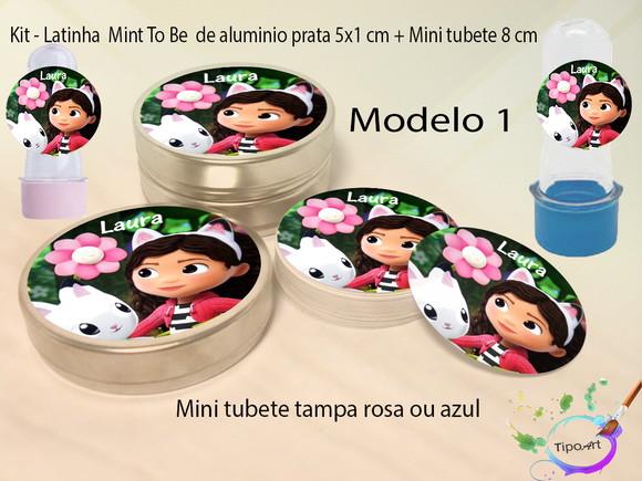 Kit Latinhas e Mini Tubetes -gabi Casa Mágica