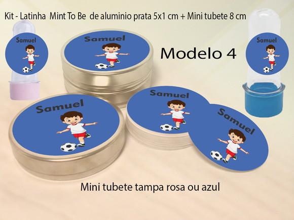 Kit Latinhas e Mini Tubetes -futebol