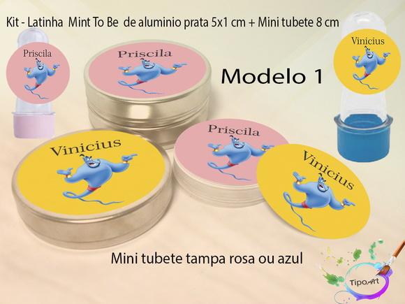 Kit Latinhas e Mini Tubetes -genio