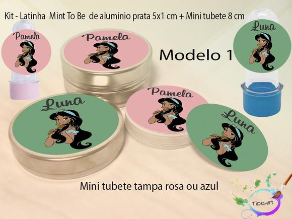 Kit Latinhas e Mini Tubetes -jasmine
