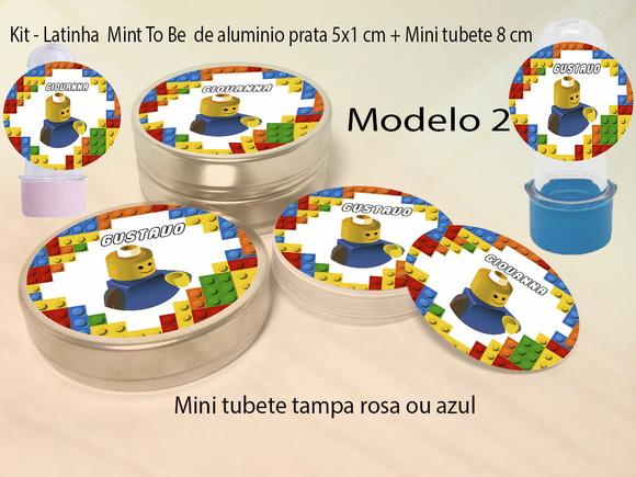 Kit Latinhas e Mini Tubetes -lego