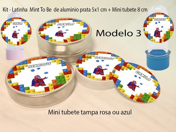 Kit Latinhas e Mini Tubetes -lego