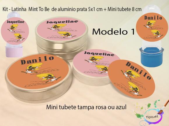 Kit Latinhas e Mini Tubetes -ligeirinho