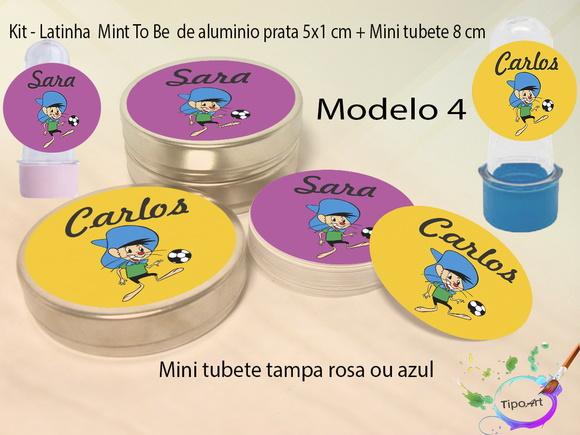 Kit Latinhas e Mini Tubetes -ligeirinho
