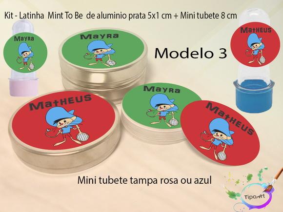 Kit Latinhas e Mini Tubetes -ligeirinho