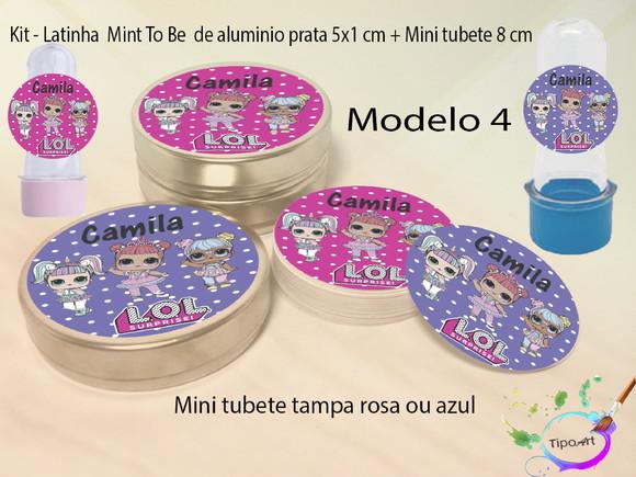 Kit Latinhas e Mini Tubetes -lol Surprise