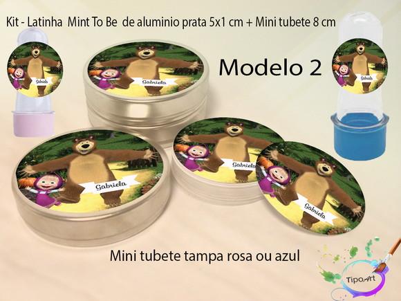 Kit Latinhas e Mini Tubetes -masha