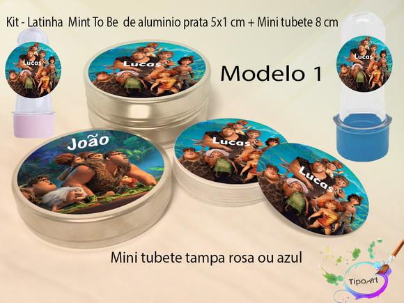 Kit Latinhas e Mini Tubetes -os Croods