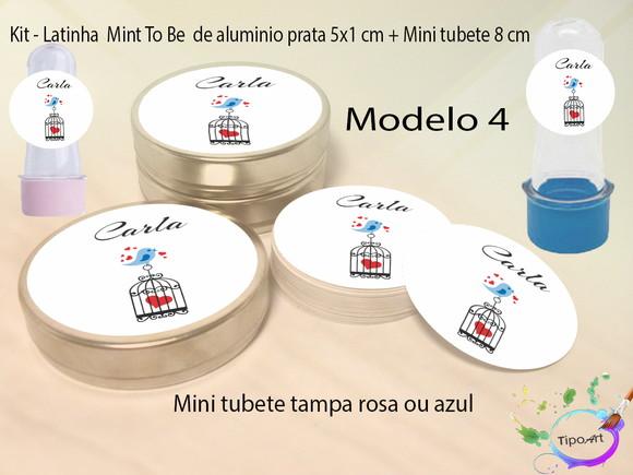 Kit Latinhas e Mini Tubetes -passarinho
